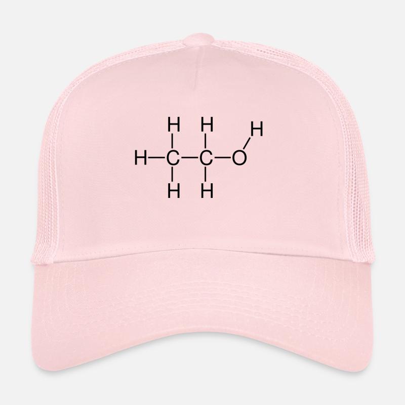 Ethanol Alkohol Strukturformel Trucker Cap