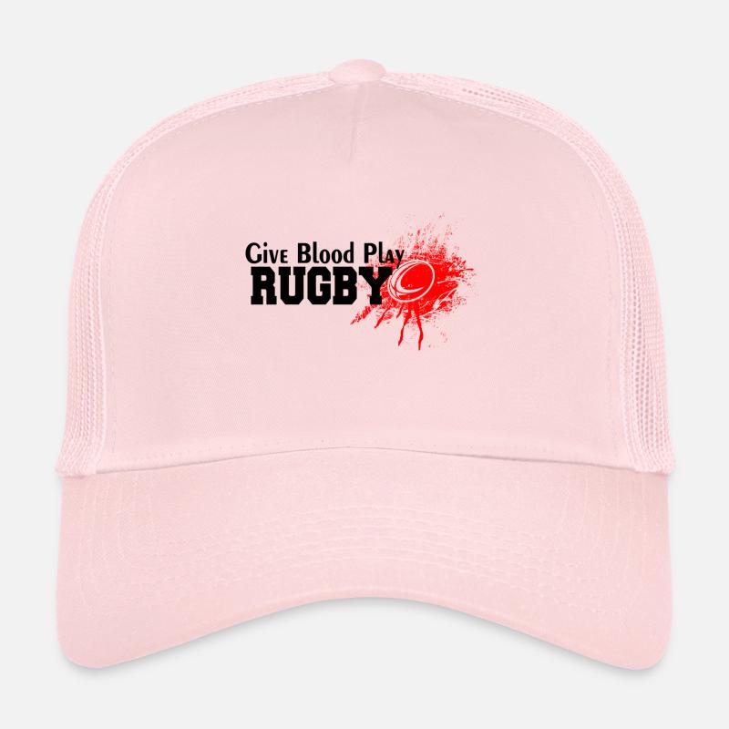 RUGBY - Trucker Cap - Hellrosa