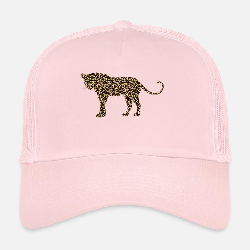 cheetah cat jaguar leopard ocelot gepard wildcat53 - Trucker Cap - Hellrosa