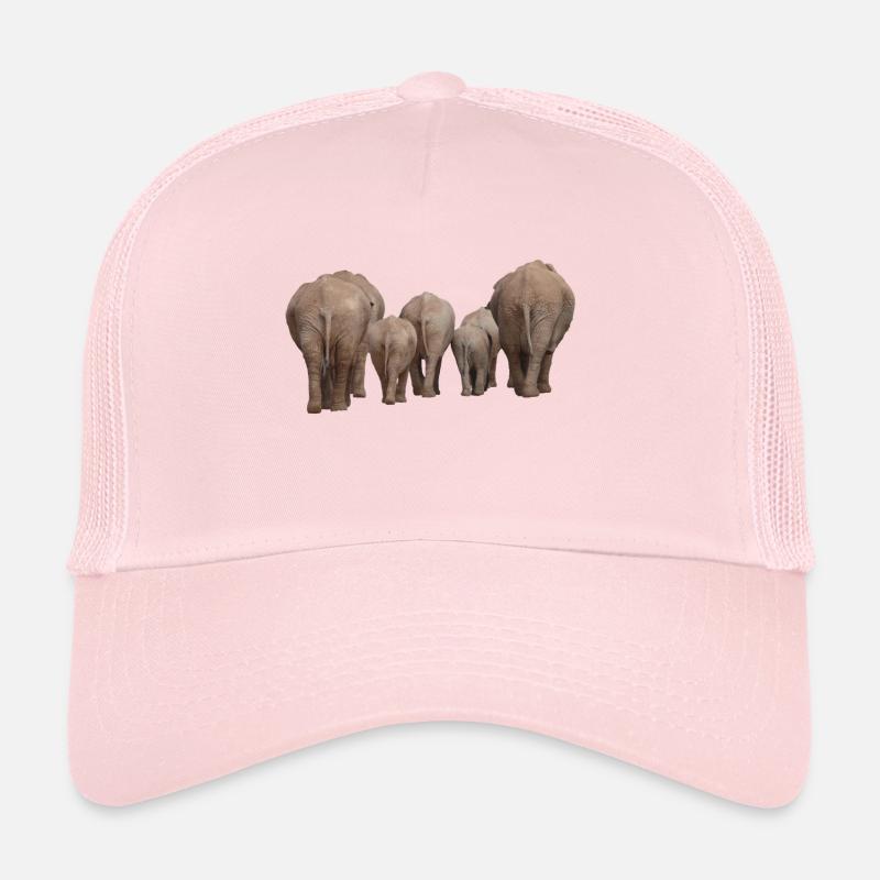 elef77 - Trucker Cap - Hellrosa
