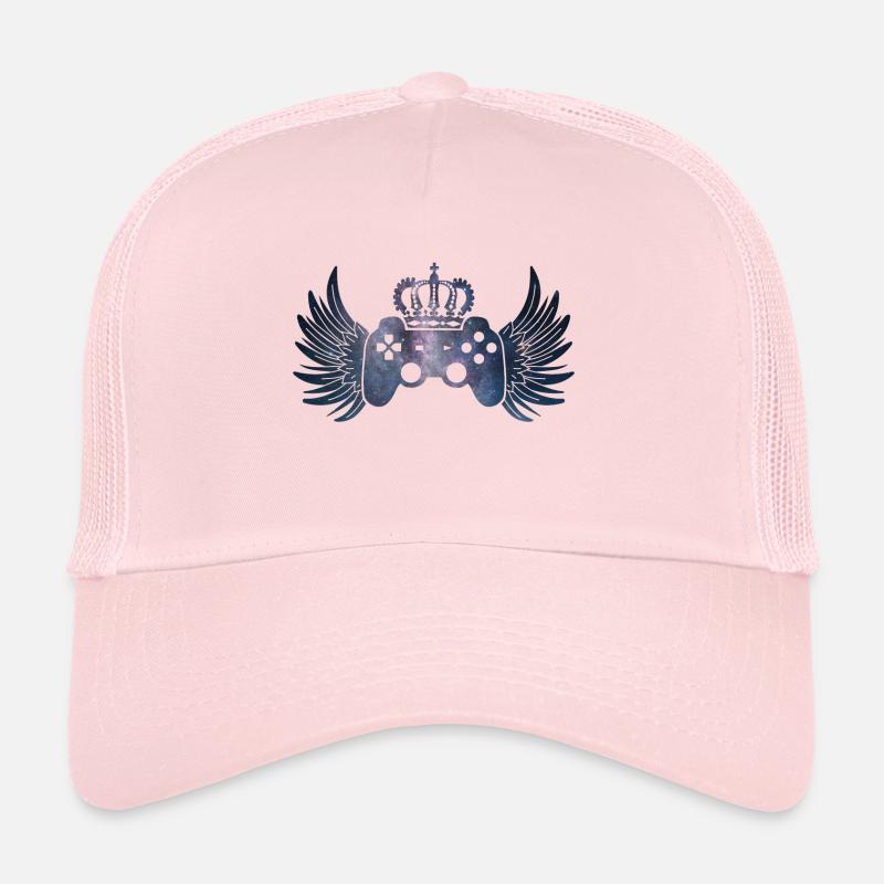 Controller Symbol Controller with wings and crown Trucker Cap