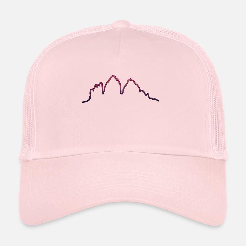 Dolomites Three Peaks Aube Casquette trucker 