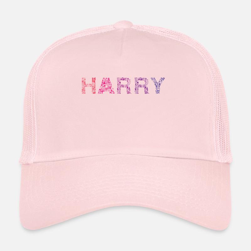 Nom de la lettre Harry Casquette trucker 