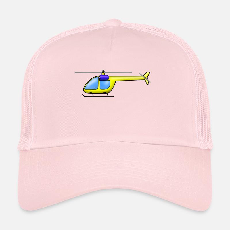 jaune hélicoptère Casquette trucker 