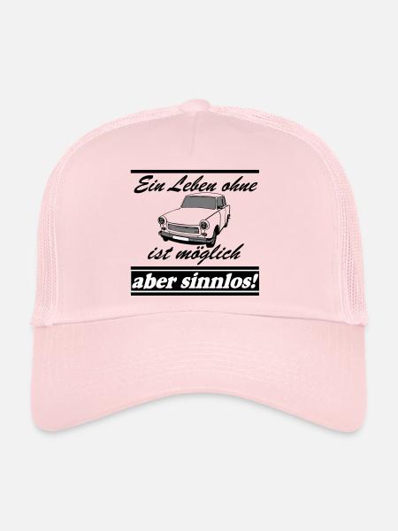  , ein Leben ohne  ..(25) - Trucker Cap - Hellrosa