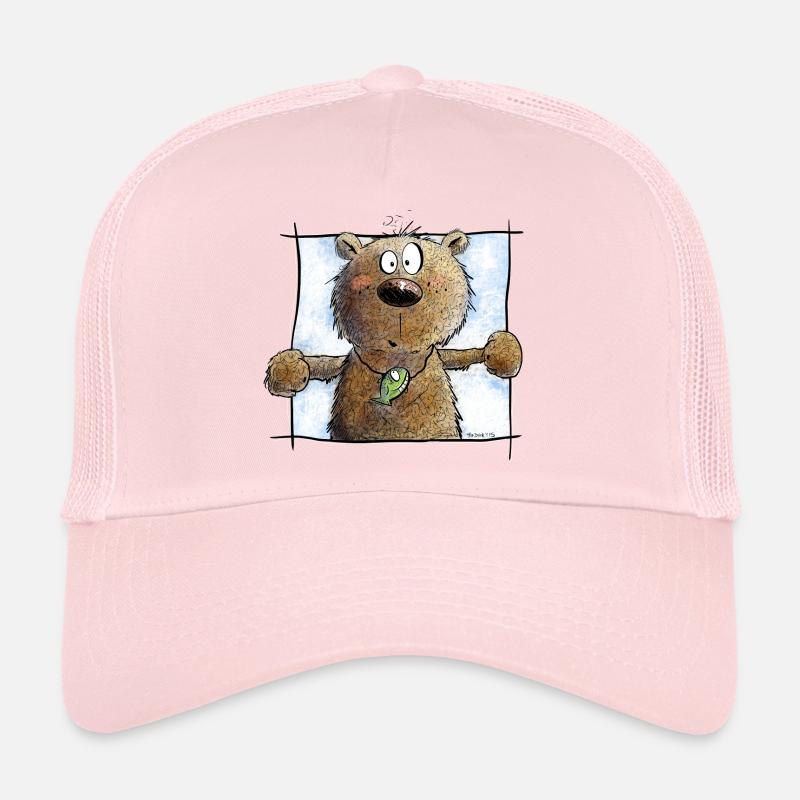 Drolliger Brauner Bär I Wildtier Comic Trucker Cap