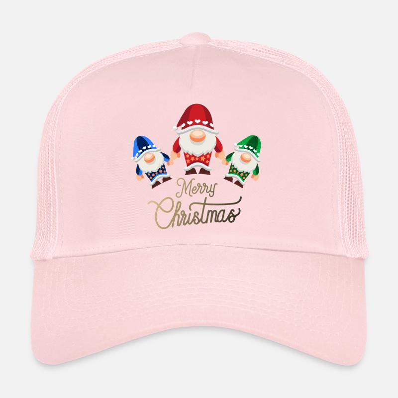 Gnomentrio Christmas Magic - Trucker Cap - pale pink