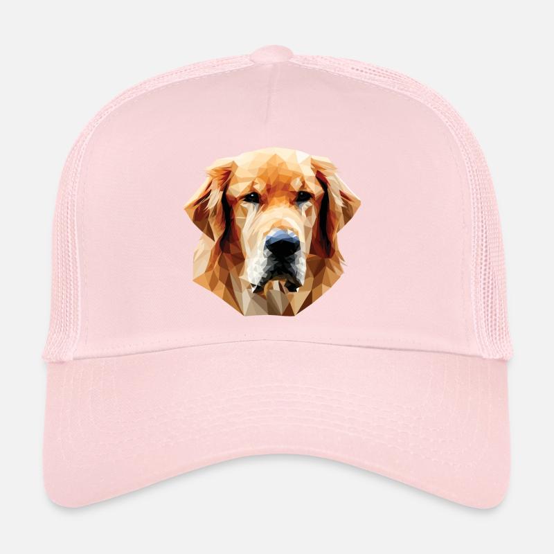 Labrabor Dog Polygon Trucker Cap
