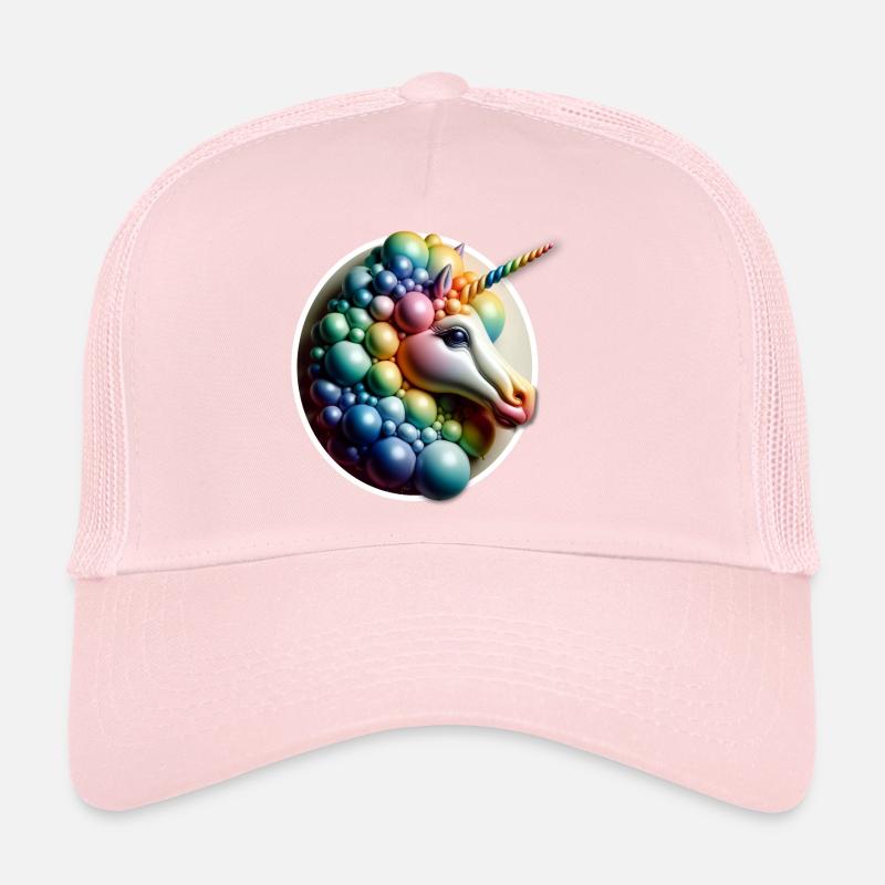 licorne cheval fée fée arc-en-ciel souhait divers Casquette trucker 