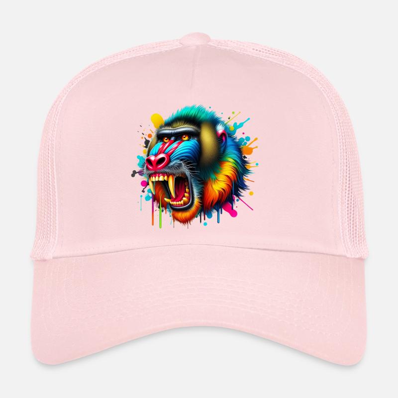 Singe Mandrill Casquette trucker 