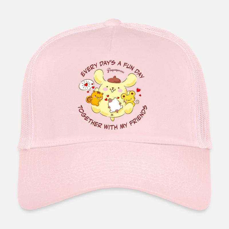 Pompompurin Avec Des Amis Every Day's A Fun Day Casquette trucker 