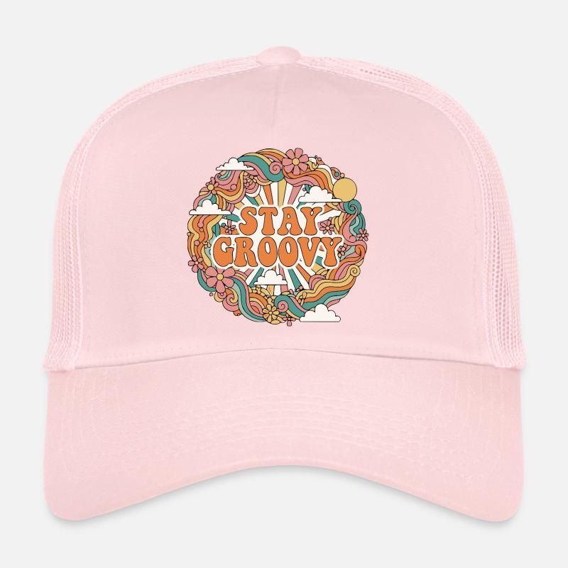 Psychedelic Retro Trucker Cap