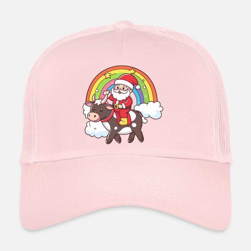 Kuh Weihnachtsmann Weihnachten Trucker Cap