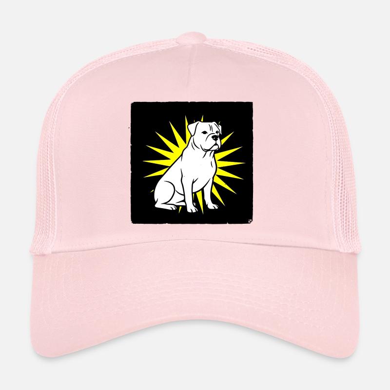 Cooler Hund im Punk Rock & Pop Art Stil Trucker Cap