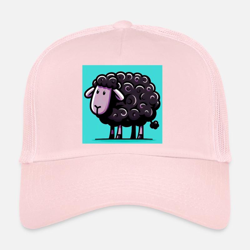 Schwarzes Schaf - Trucker Cap - Hellrosa