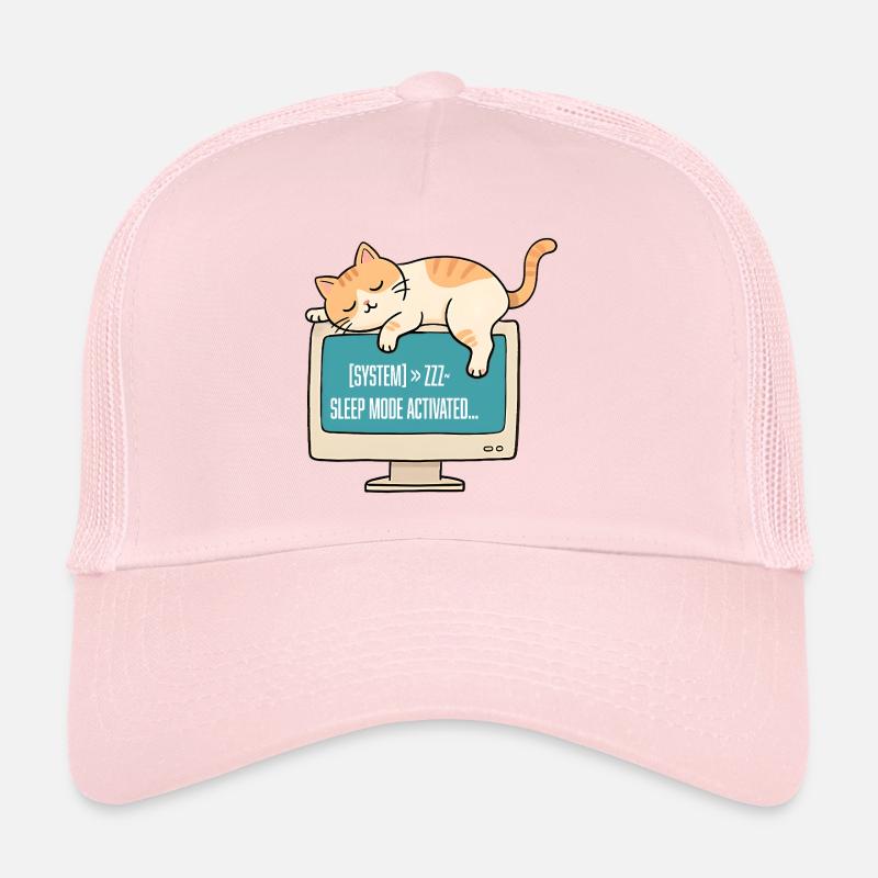 Geek chat in system standby Trucker Cap