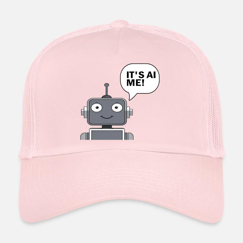 C’est AI ME ! - C’est l’heure de l’IA - Casquette trucker  - rose pâle