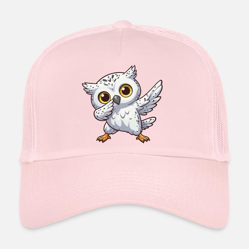 Coole Schneeeule Dabbing Kids Eule Dab Trucker Cap