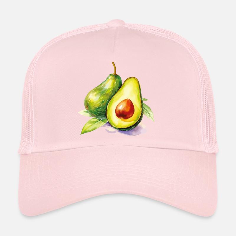 Fraîcheur de l’avocat aquarelle Casquette trucker 