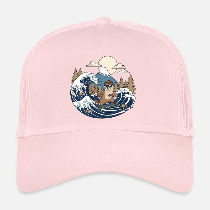 Kawaii Skateboarding Bieber Trucker Cap