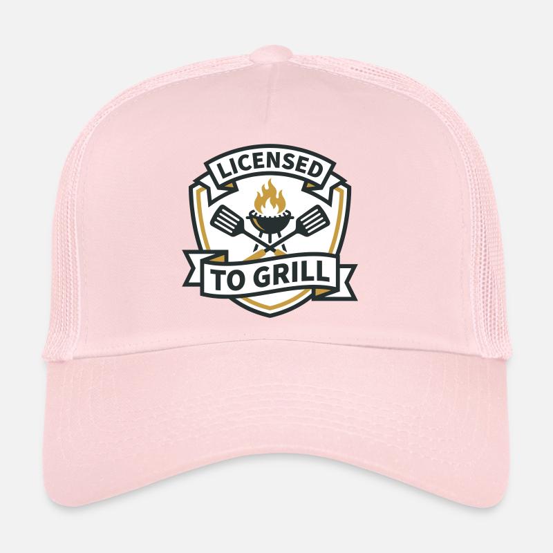 Permis de Griller : Le Roi du Barbecue Casquette trucker 