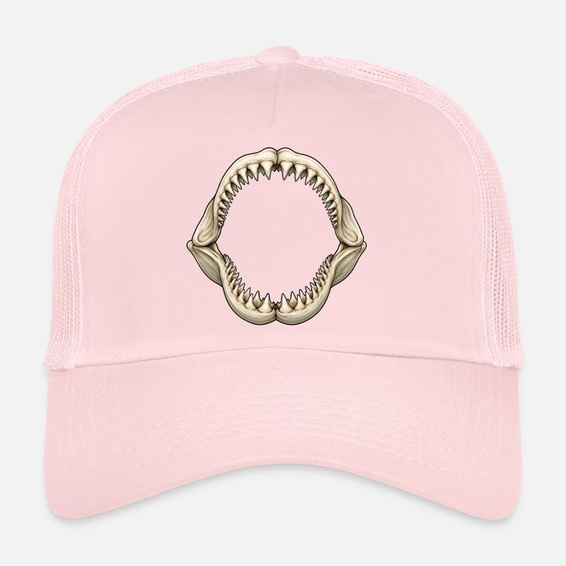 Shark Denture Motif Ocean Diving Sea Life Trucker Cap