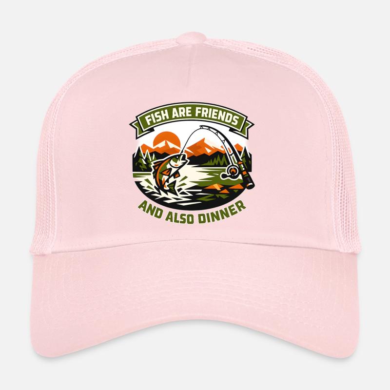 Fish Friends and Dinner Trucker Cap
