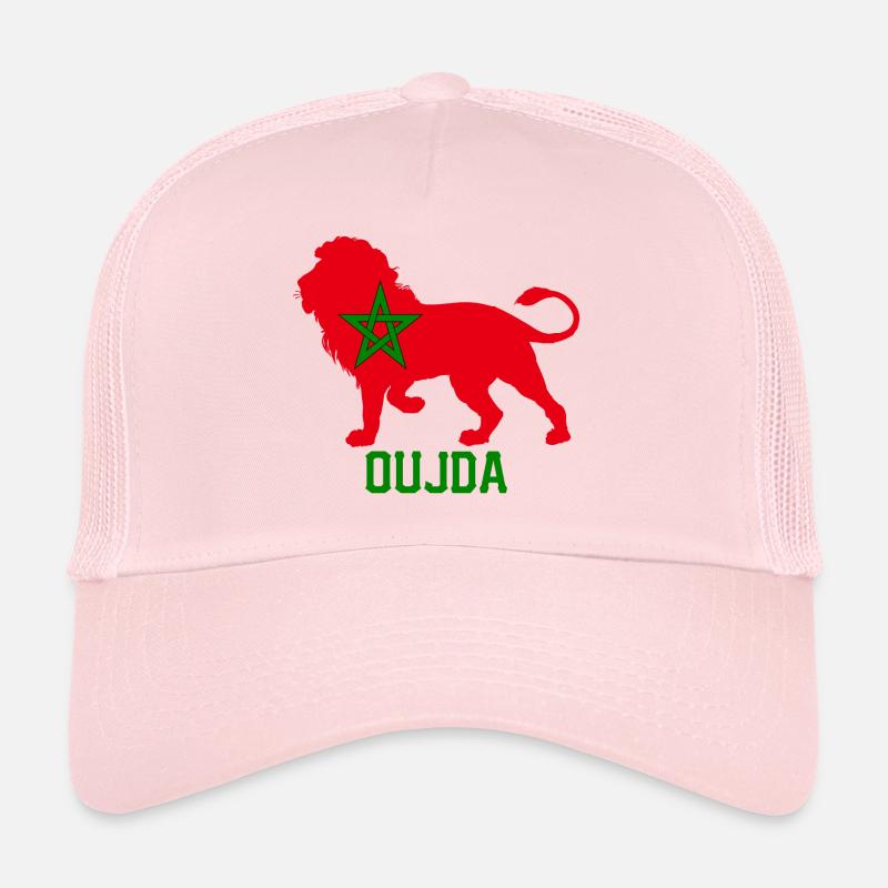 OUJDA - Casquette trucker  - rose pâle