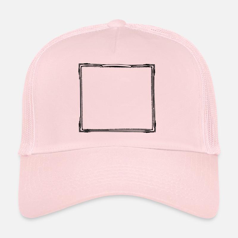 2577109 cadre - Casquette trucker  - rose pâle