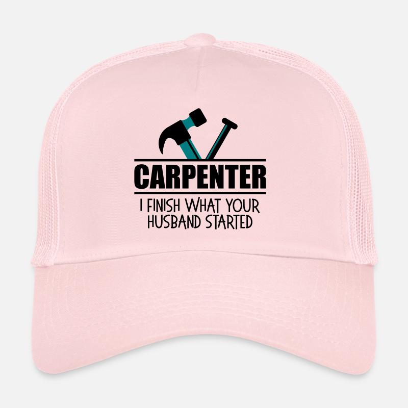 Carpenter finish what husband started - zimmerer Trucker Cap