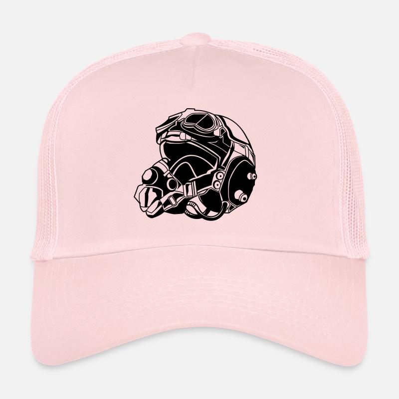 Pilotenhelm / Pilot Helmet 01_schwarz Trucker Cap