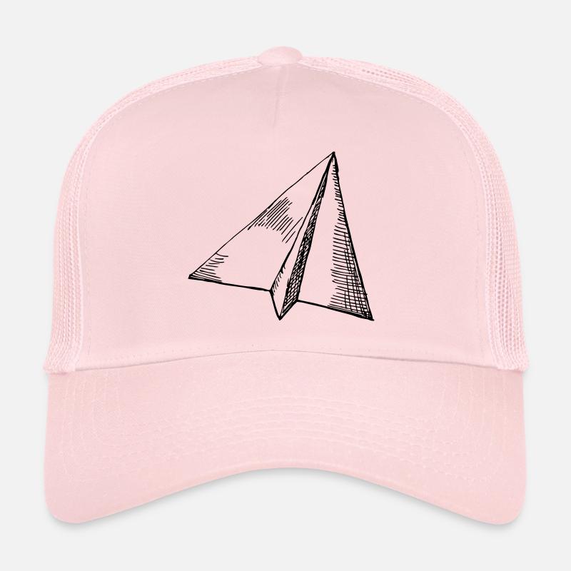 Paper Airplanes - Flying - Casquette trucker  - rose pâle