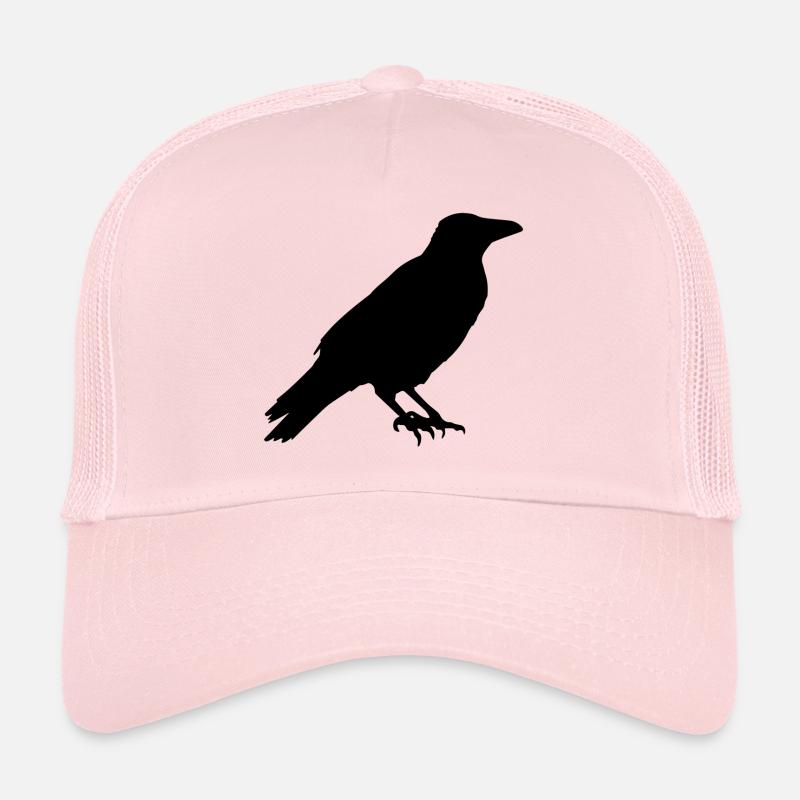 Der Rabe - Trucker Cap - Hellrosa