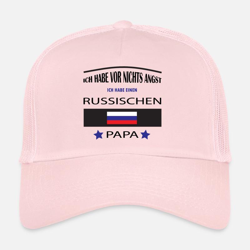 RUSSISCHER PAPA - Trucker Cap - Hellrosa