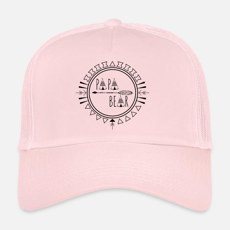 Papa Bear - Trucker Cap - Hellrosa