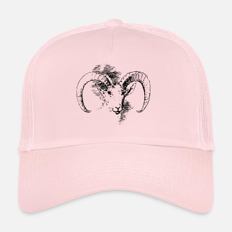 bouc Casquette trucker 
