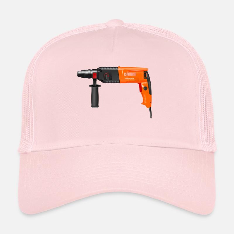 Bohrmaschine - Trucker Cap - Hellrosa