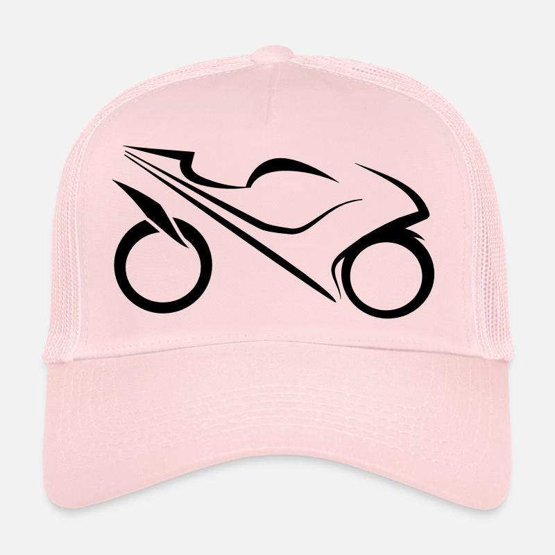 Sport Motorrad - Trucker Cap - Hellrosa