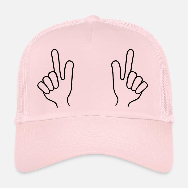 Fingers - Trucker Cap - pale pink