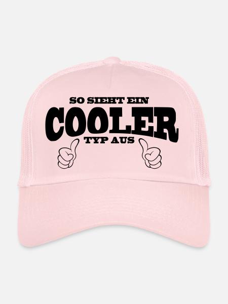 Cooler Typ - Trucker Cap - Hellrosa - Vorne