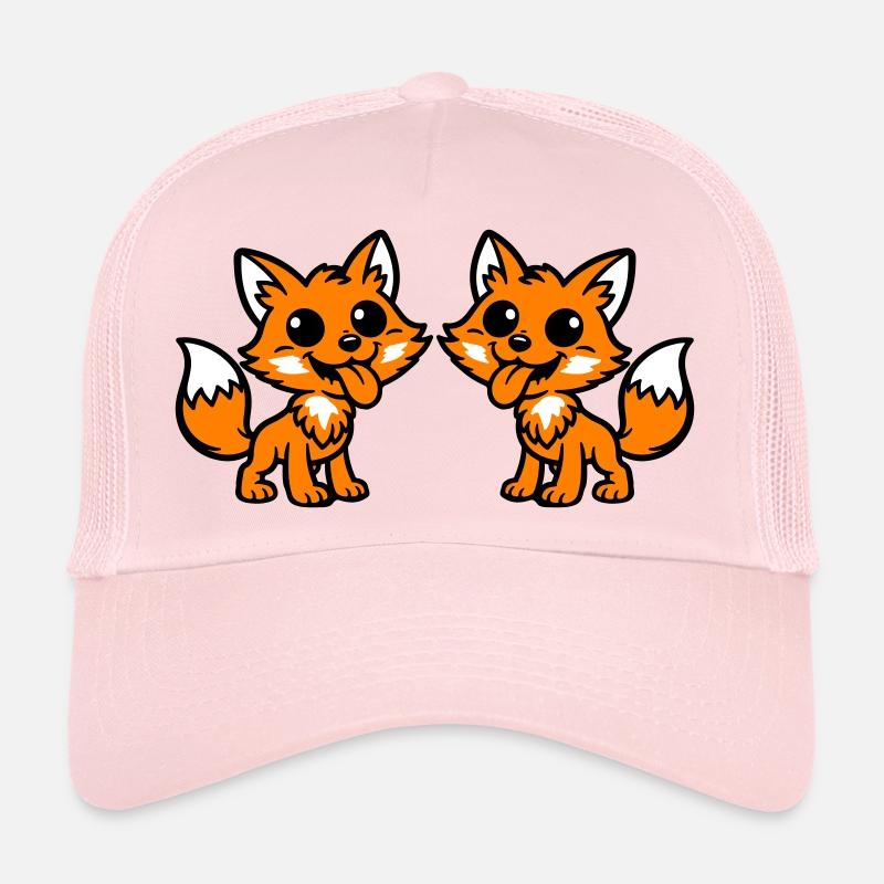 Fuchs Paar - Trucker Cap - Hellrosa