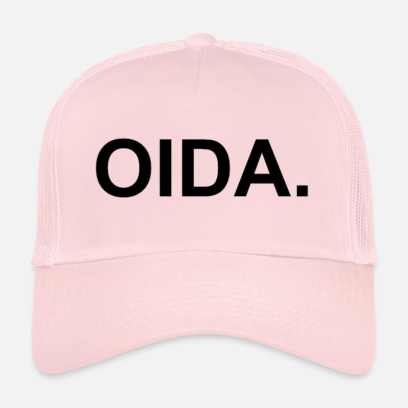 OIDA Wien Dialekt Österreich Geschenk Idee - Trucker Cap - Hellrosa