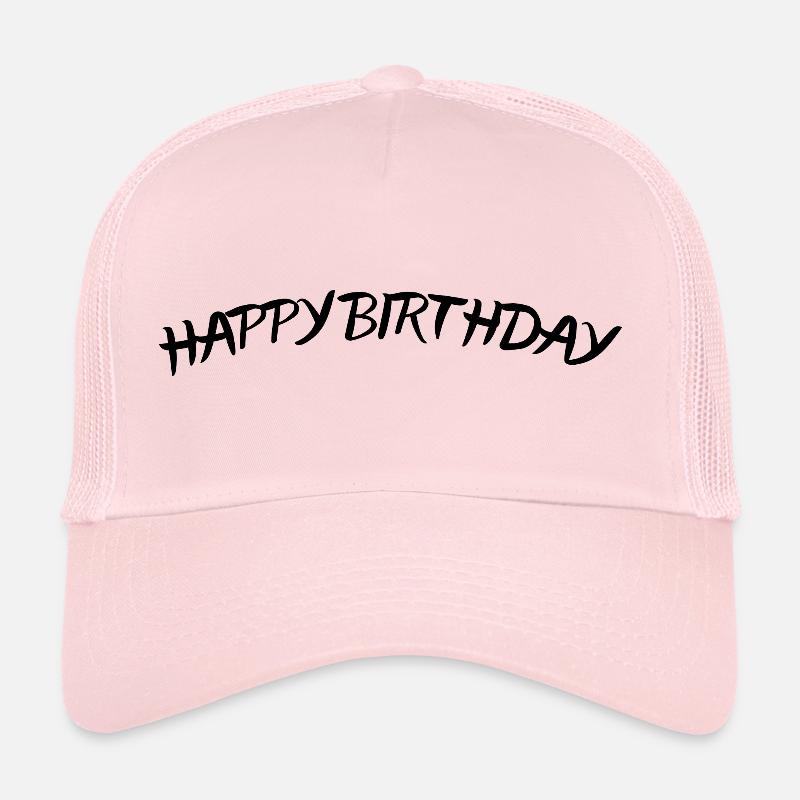 Happy Birthday Trucker Cap