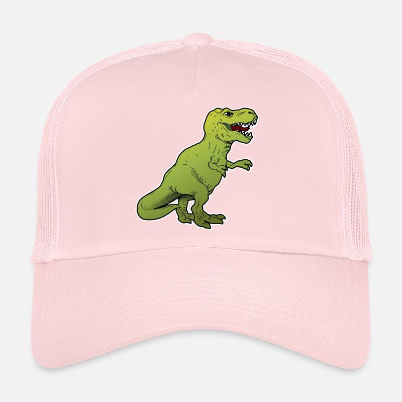 Dinosaurier / großes Tier / Tier - Trucker Cap - Hellrosa