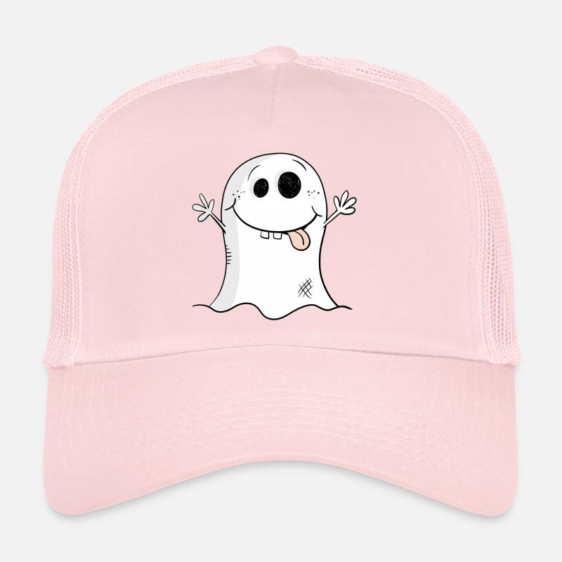 Pfiffiges Witziges Gespenst I Halloween - Trucker Cap - Hellrosa