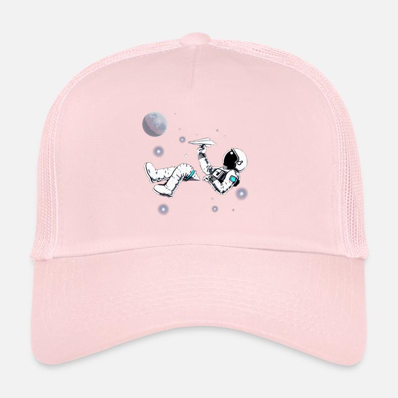 Astronaut. Astronaut spielt. Papierflieger Trucker Cap