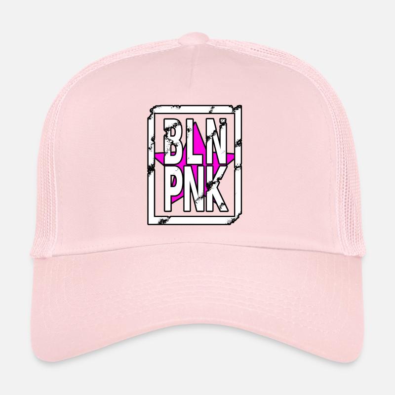 Expressive Bling Pink Design - Trucker Cap - Hellrosa