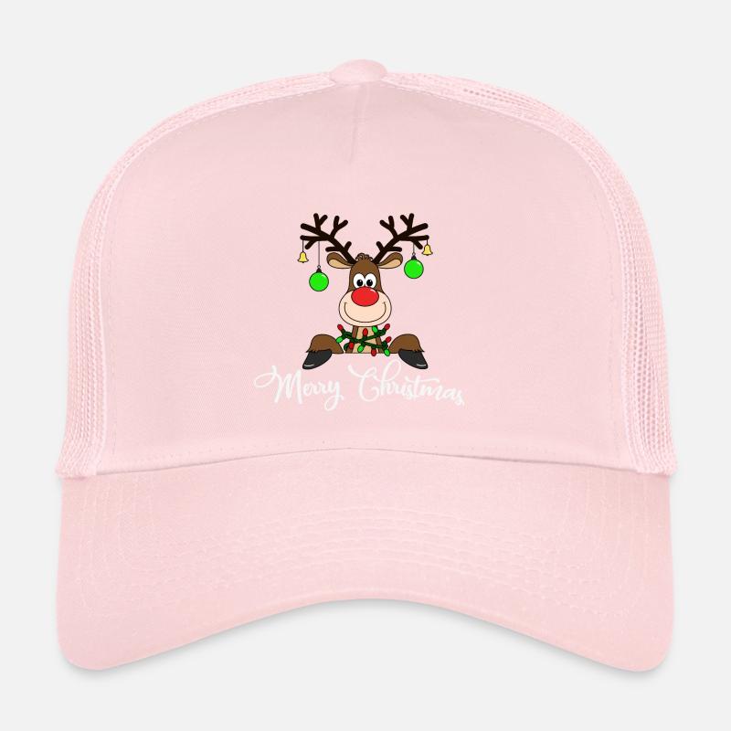 Christmas - Trucker Cap - pale pink
