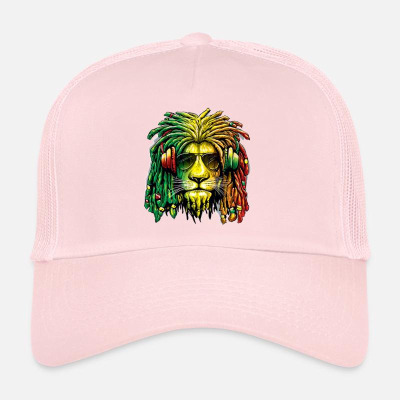 Lion rasta Trucker Cap