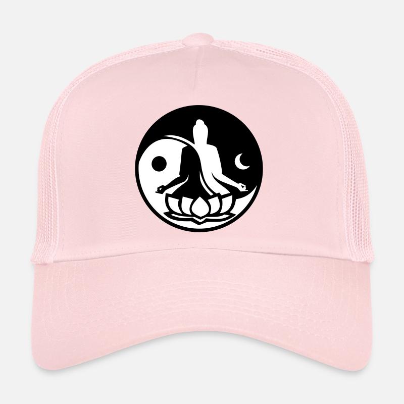 Yin and Yang - Trucker Cap - pale pink